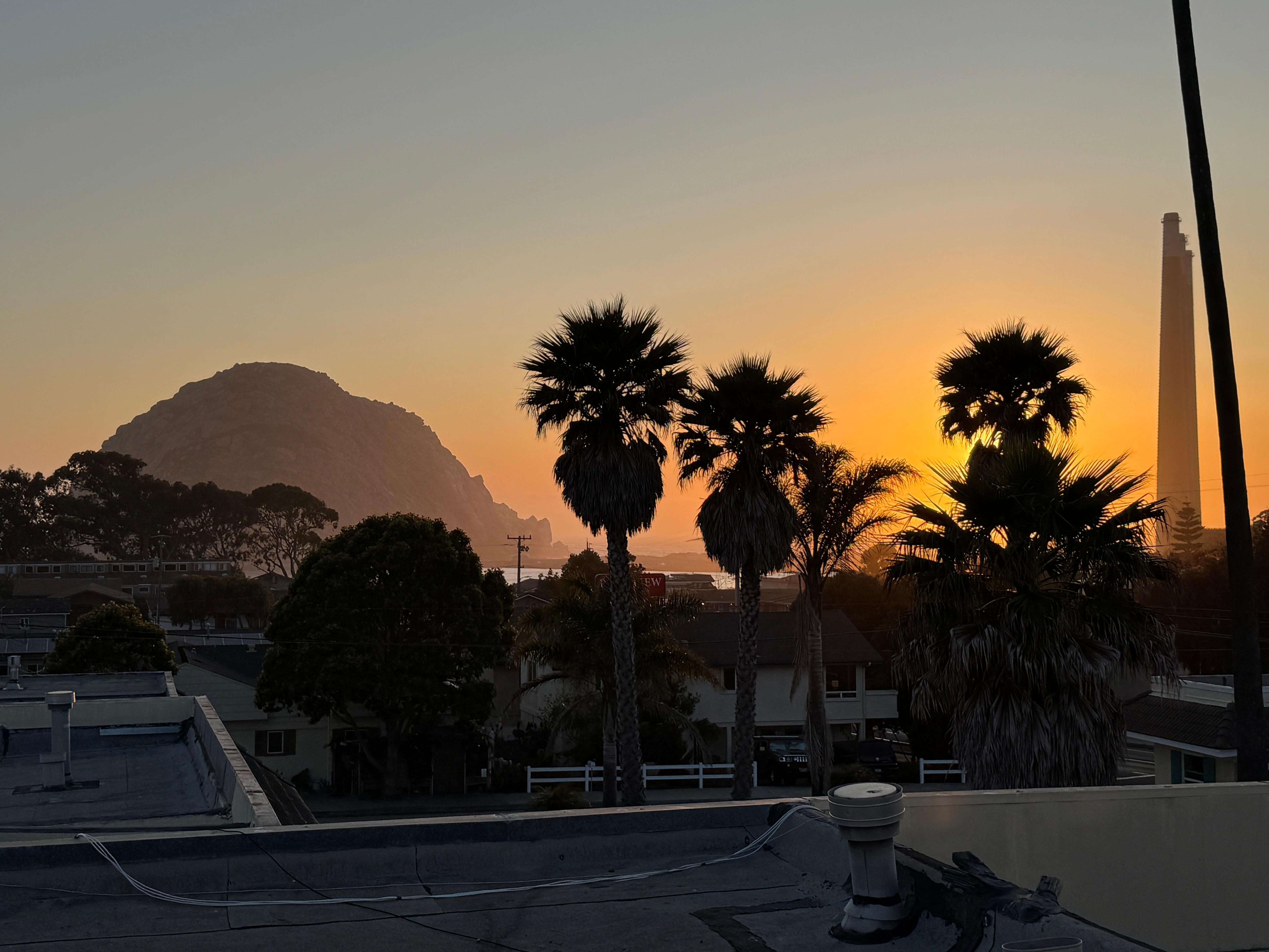 The view from the balcony was good