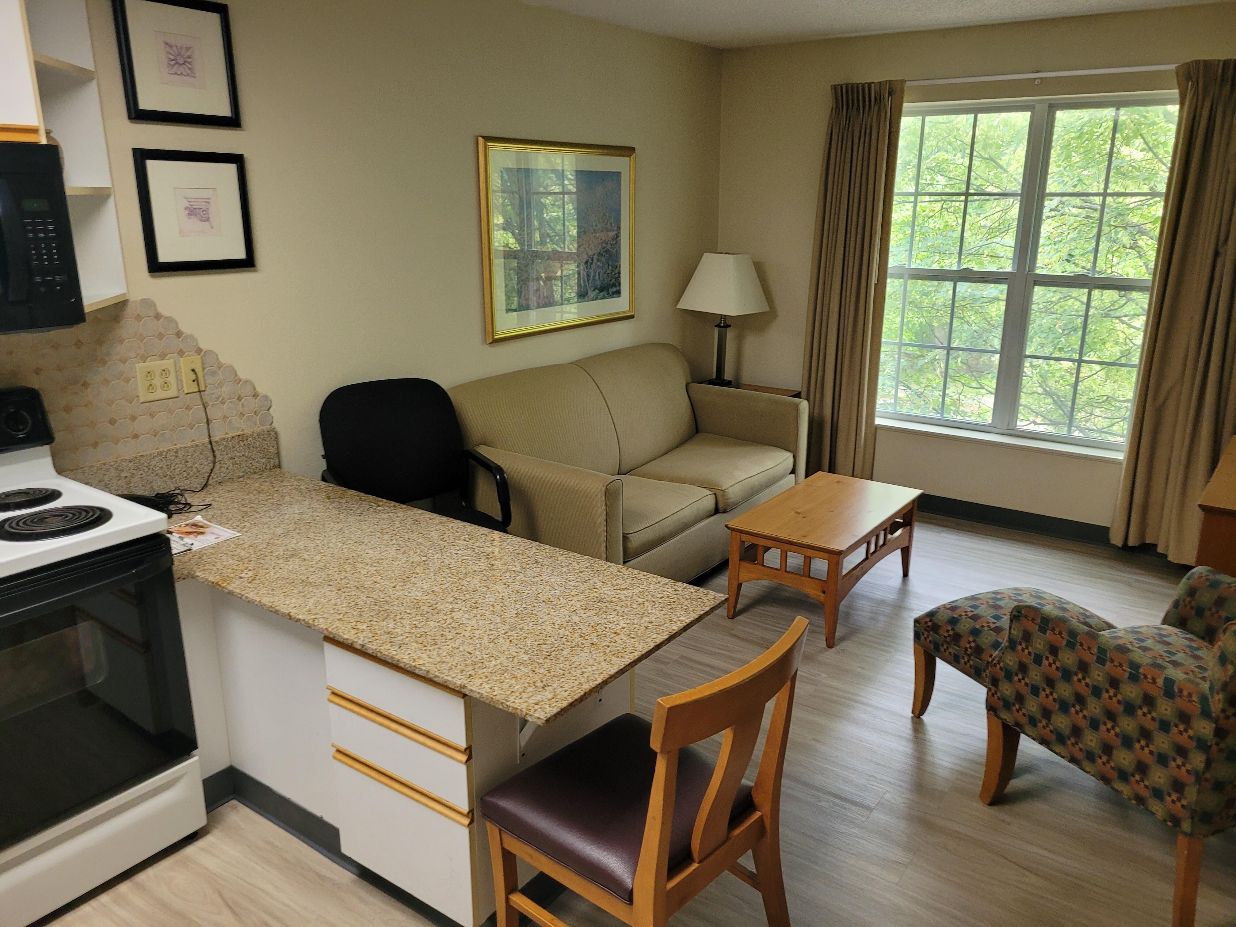 Kitchen/living.  Basically an efficiency apartment.