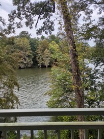 Beautiful view from the back deck.