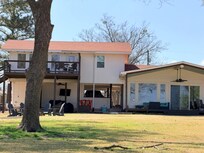 View from the water to the house.
