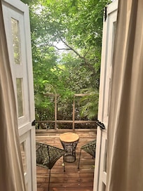 Morning patio view!