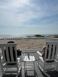 Just relaxing on the deck