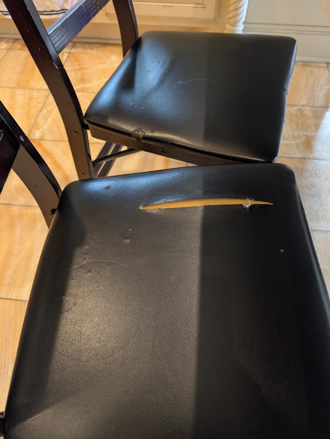 Chairs in Kitchen were all pretty worn and one broke on us