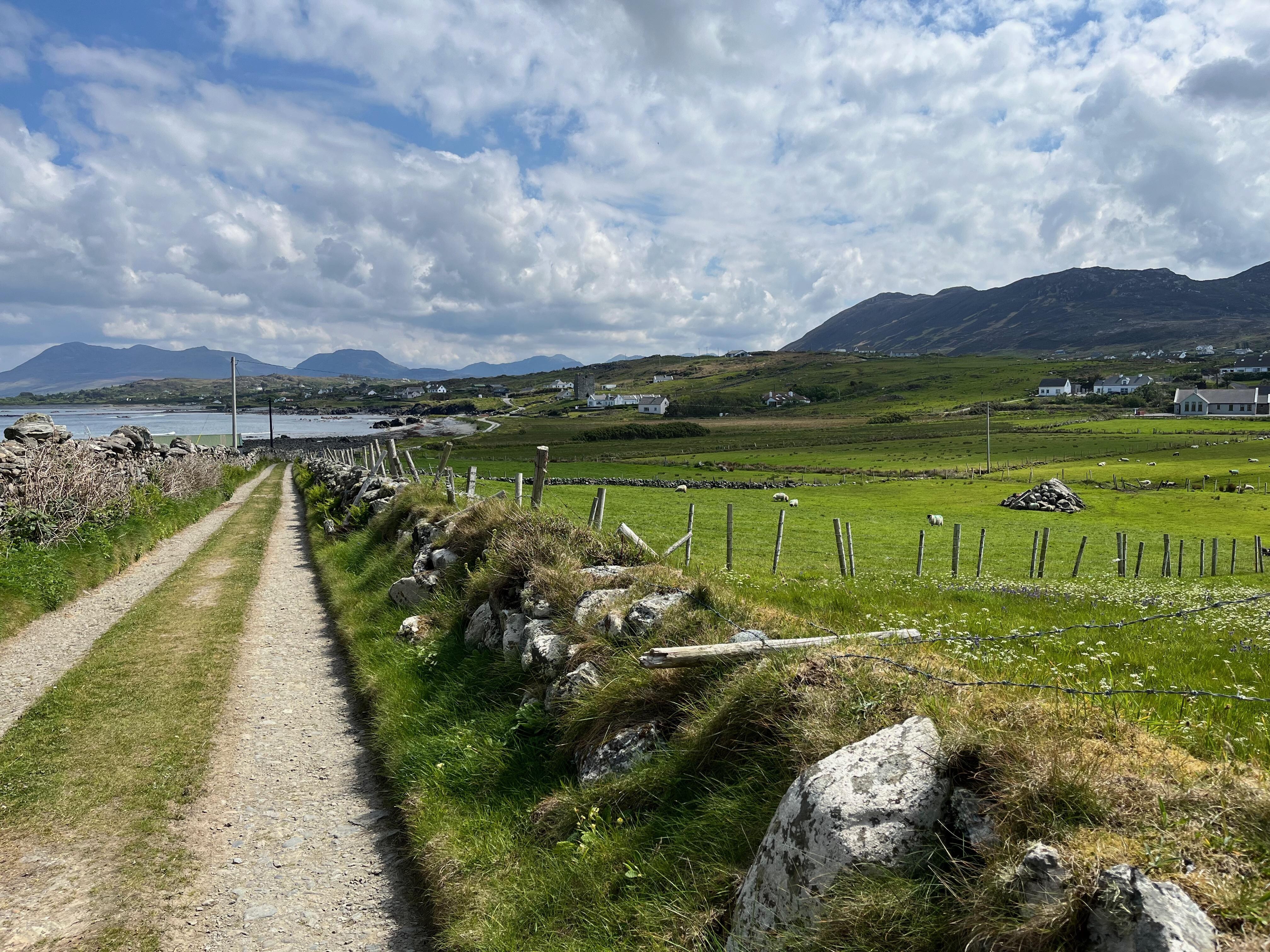 View towards Renvyle Castle