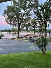 From the porch at sunset