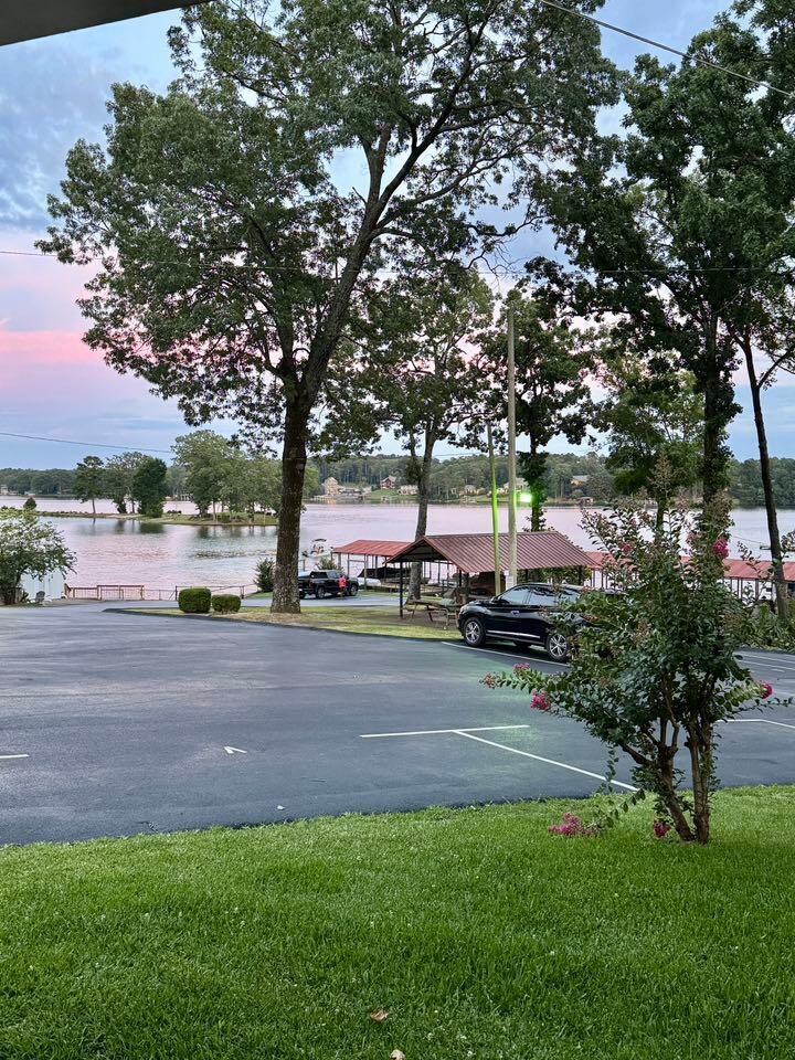 From the porch at sunset