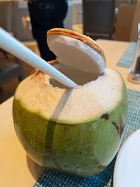 Delicious fresh coconut water everyday