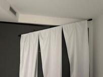 Broken curtain in most rooms