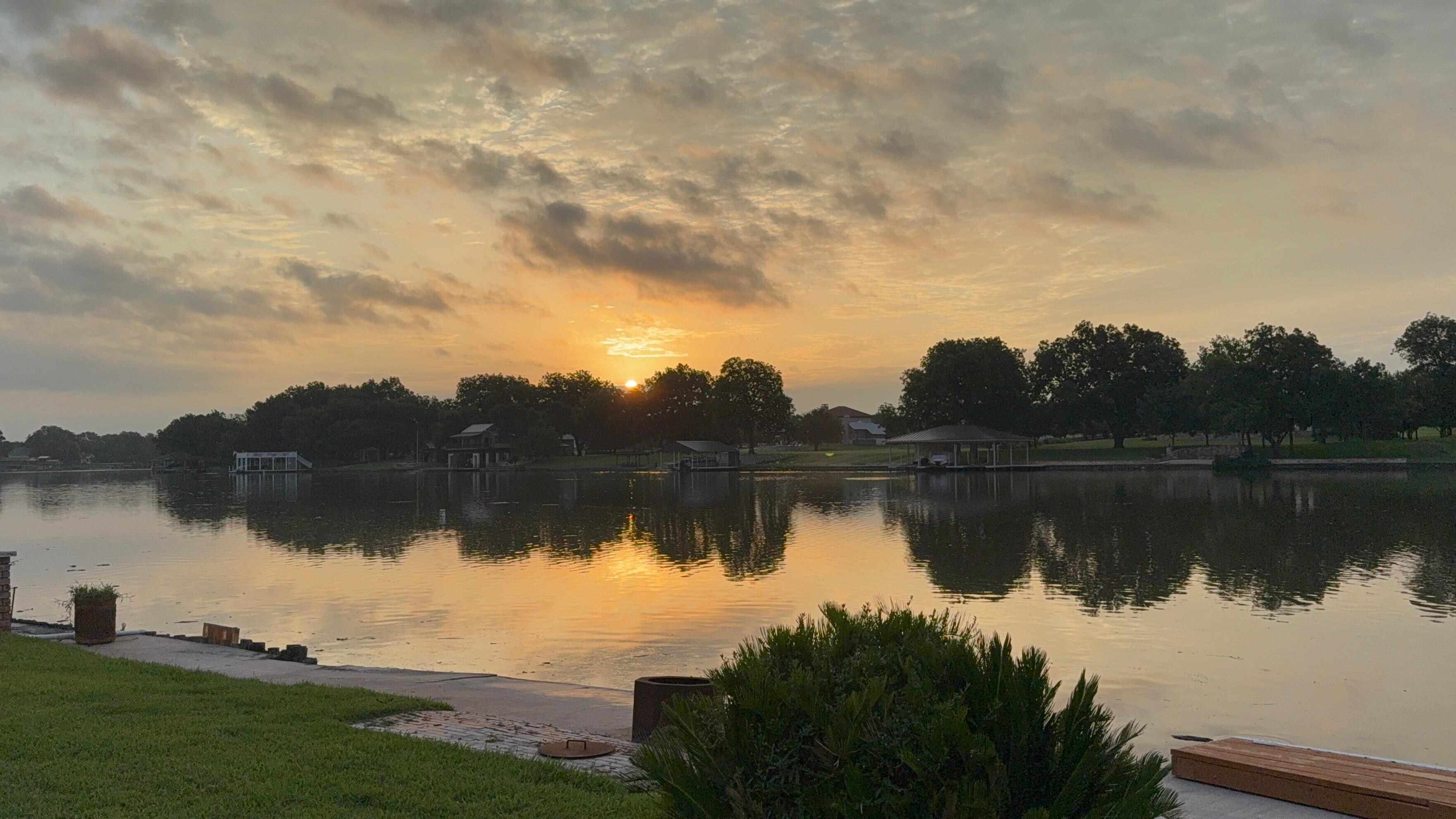 Sunrise from the dock