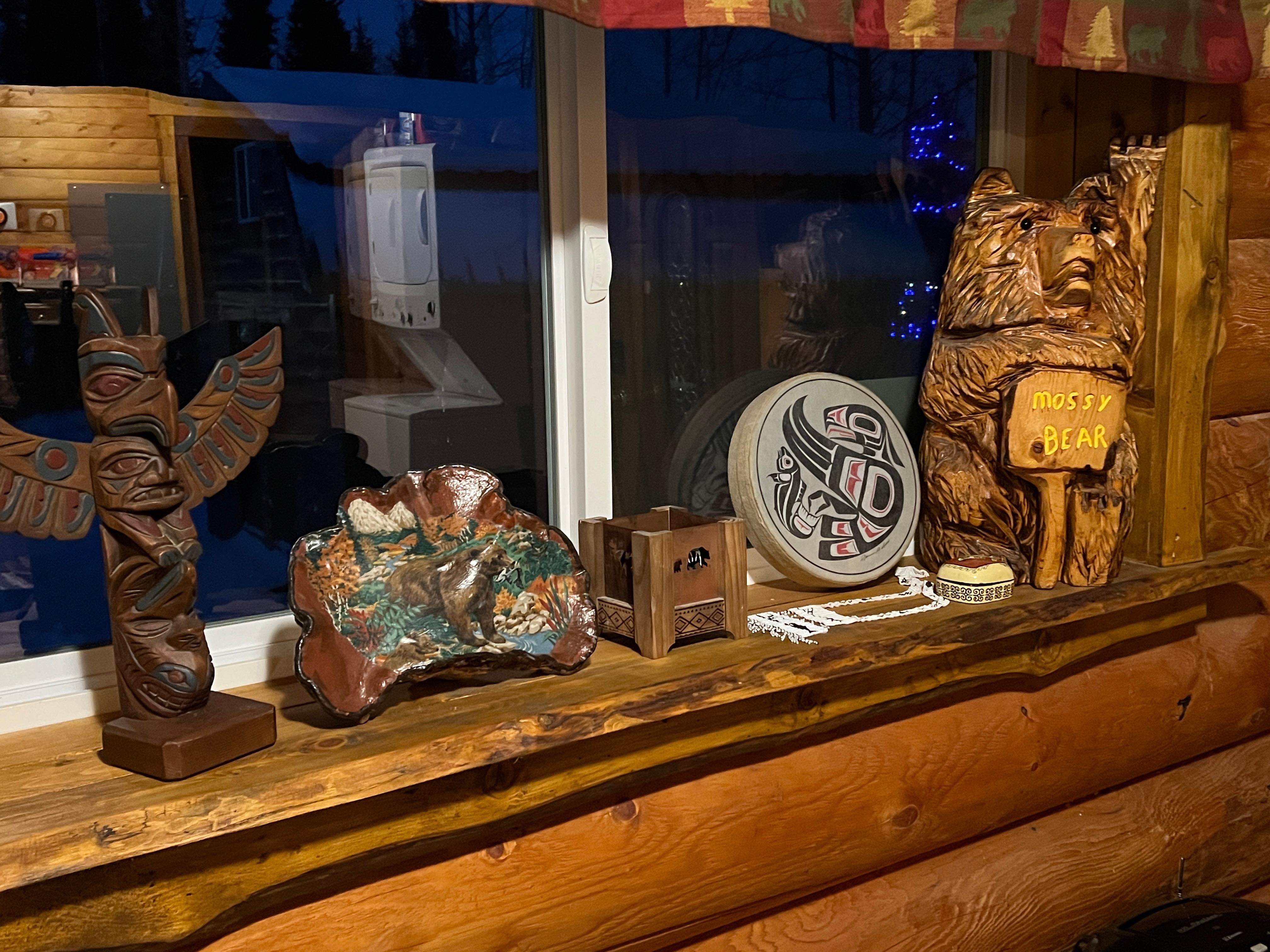 Alaska inspired art throughout the home