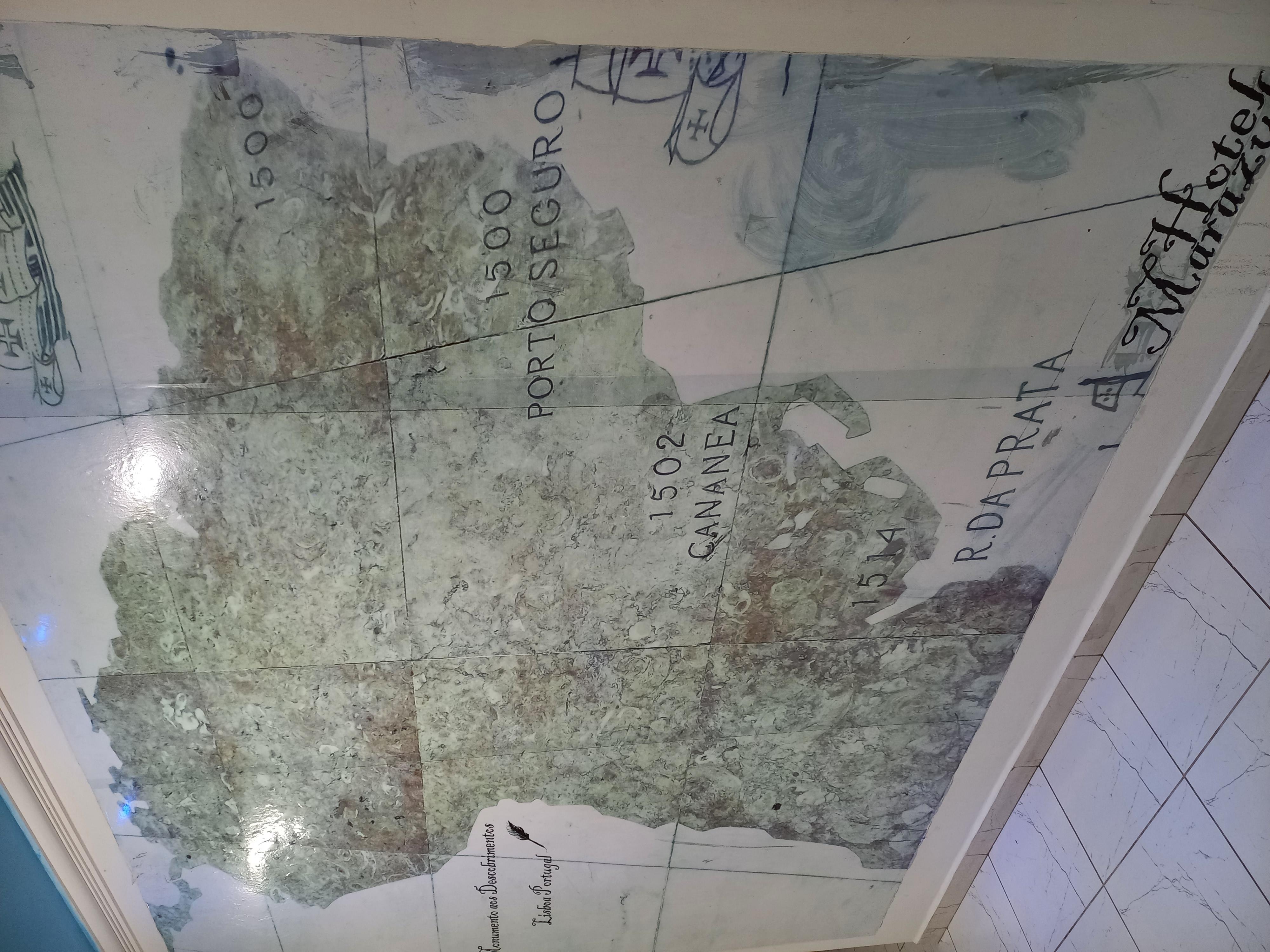 Achei interessante esse quadro dentro do local