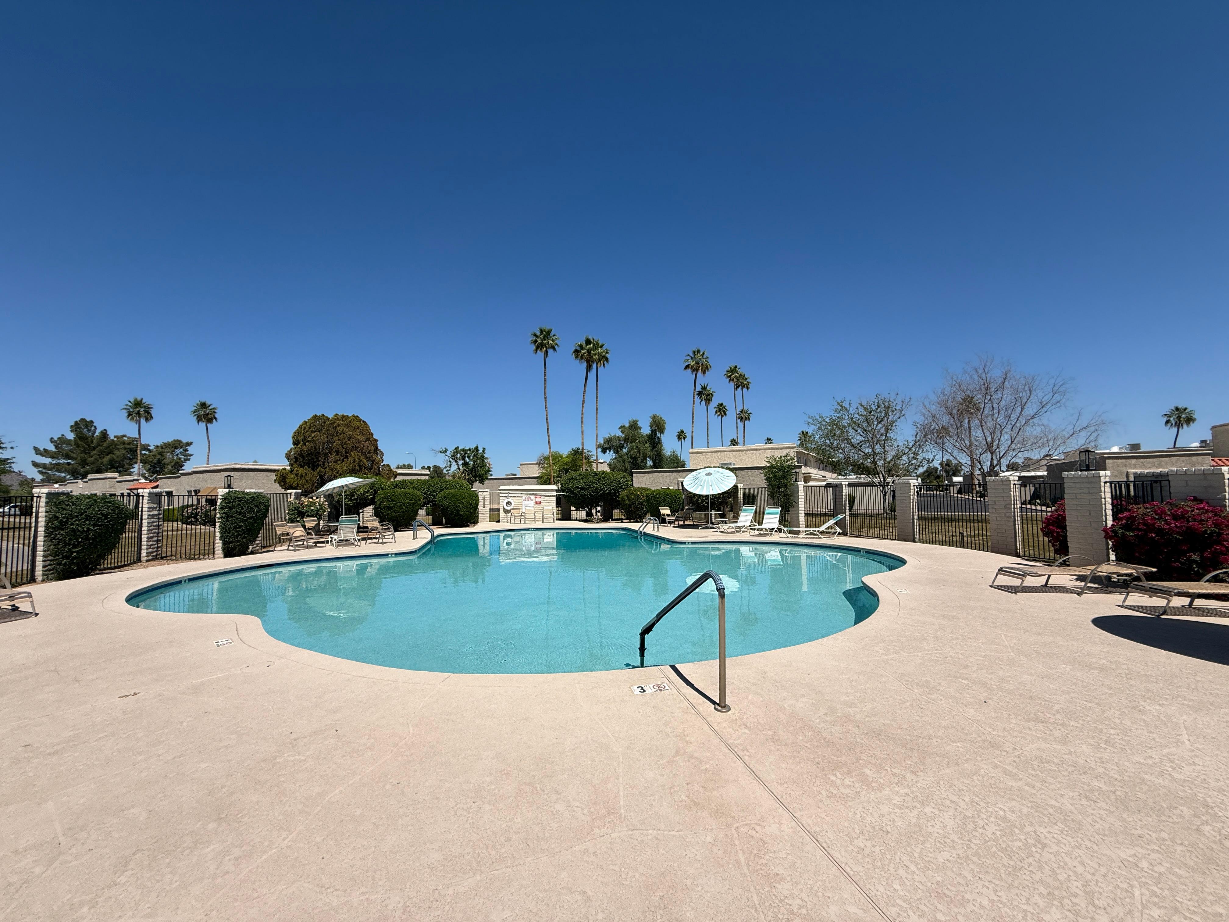 Pool view from the gate