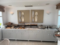 Part of the huge breakfast spread