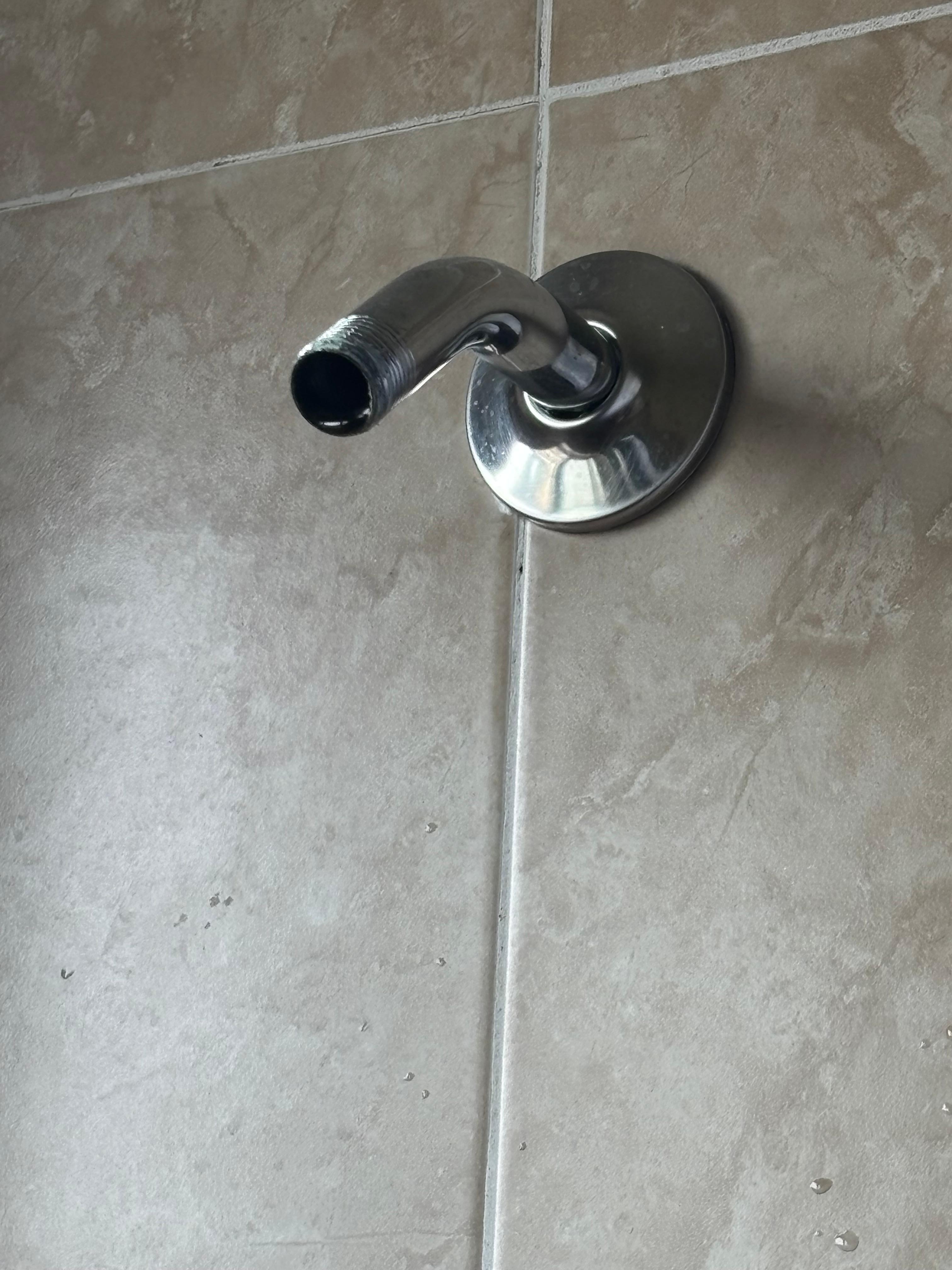 No shower head 