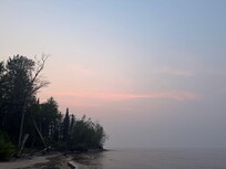Sunset - Canada fires were going on and this was the best sunset we could get through the smoke