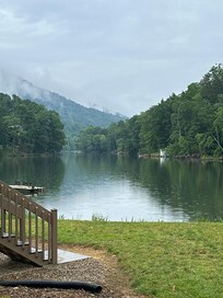 Our morning coffee view