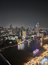View from rooftop bar