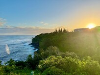 View from the bluff at sunrise