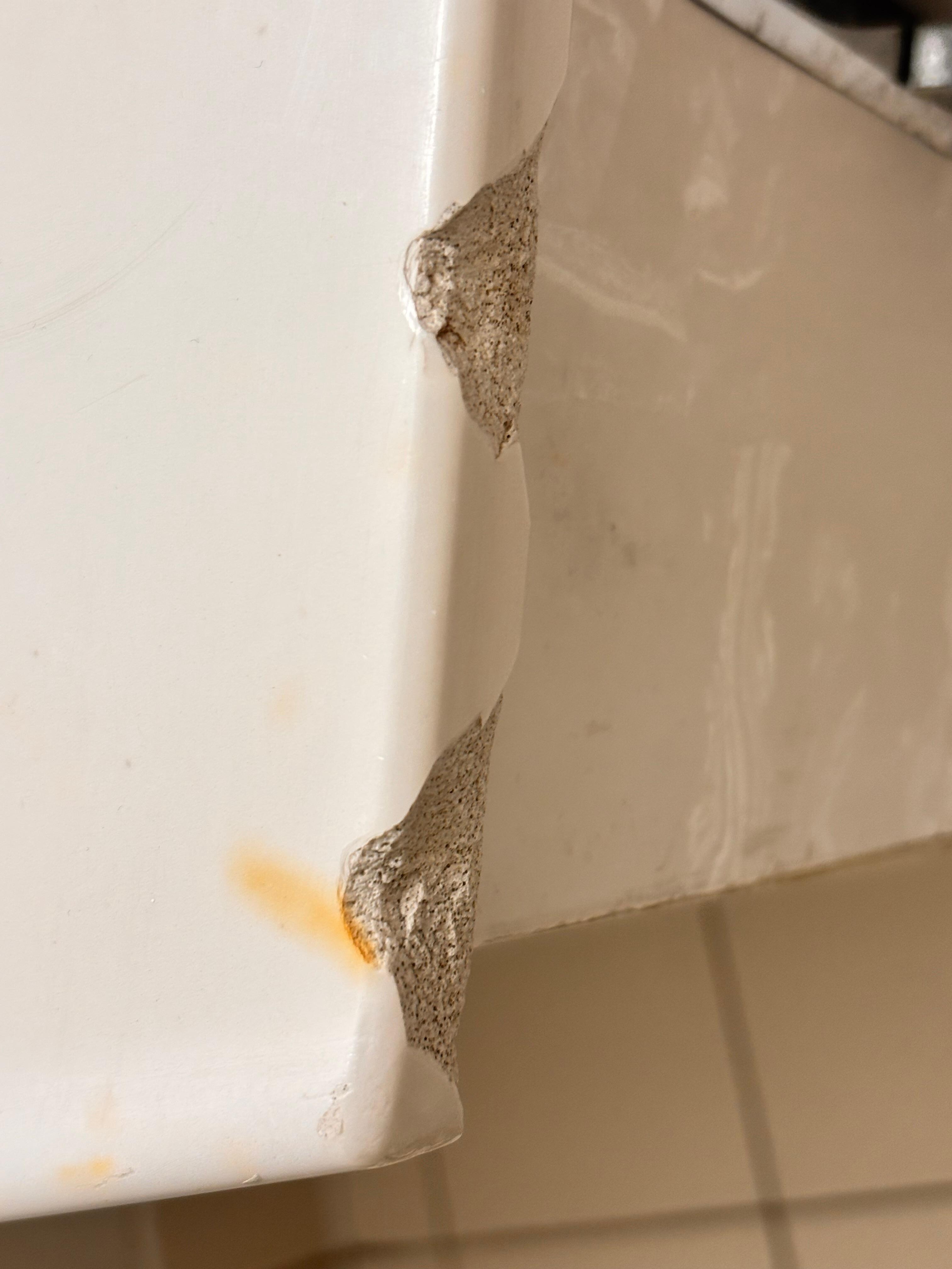 Broken sink