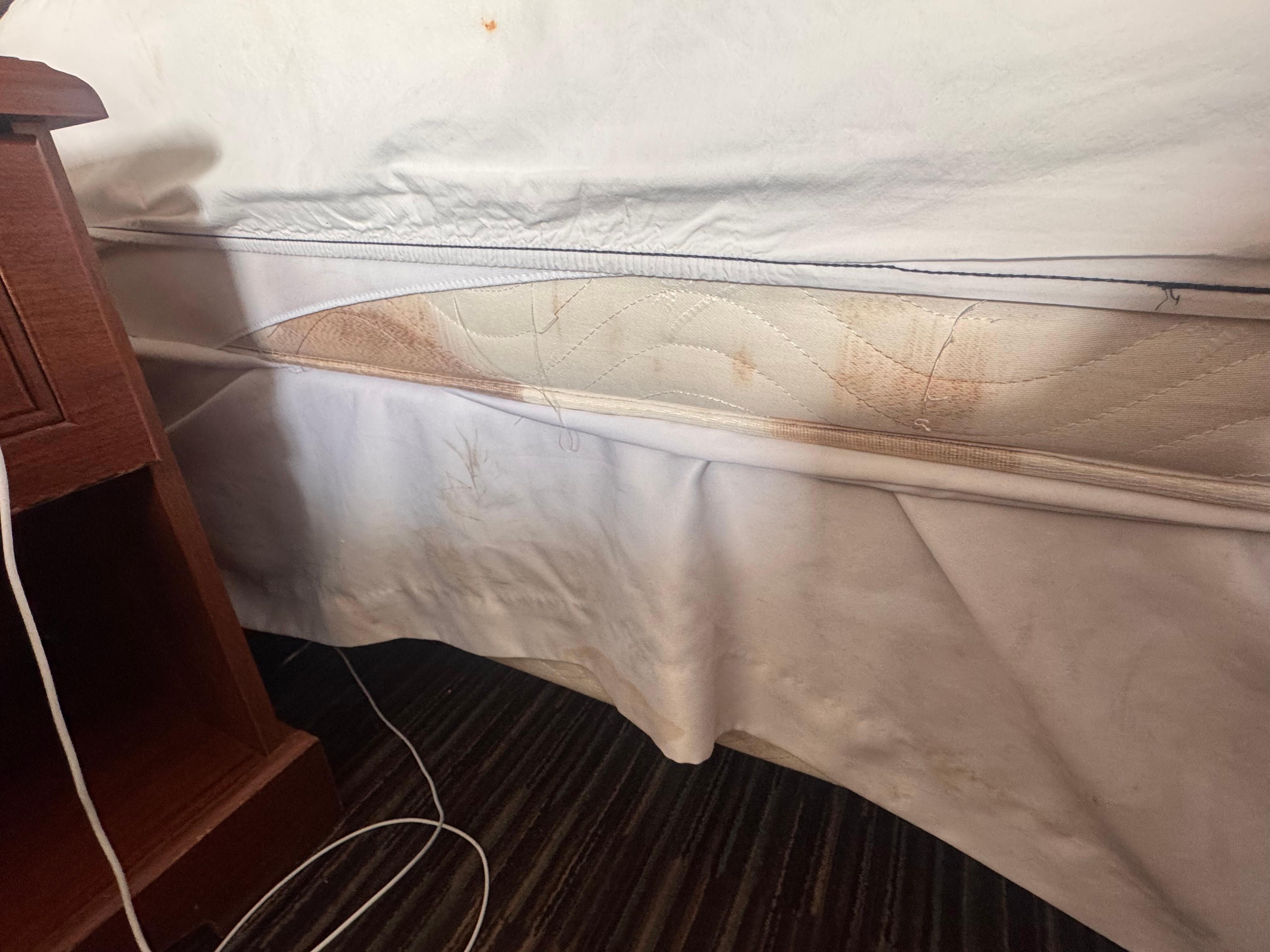 Stains on mattress