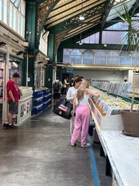 The nearby markets include vintage records as well as food and a range of dining