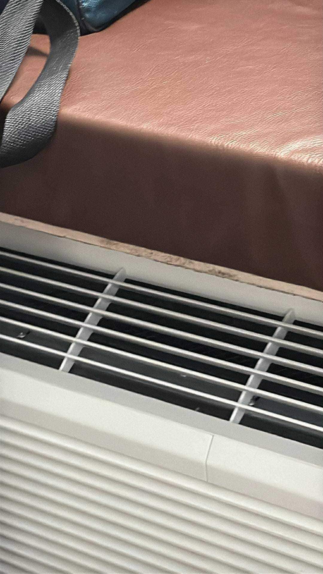 Mold near the AC unit 