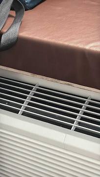 Mold near the AC unit