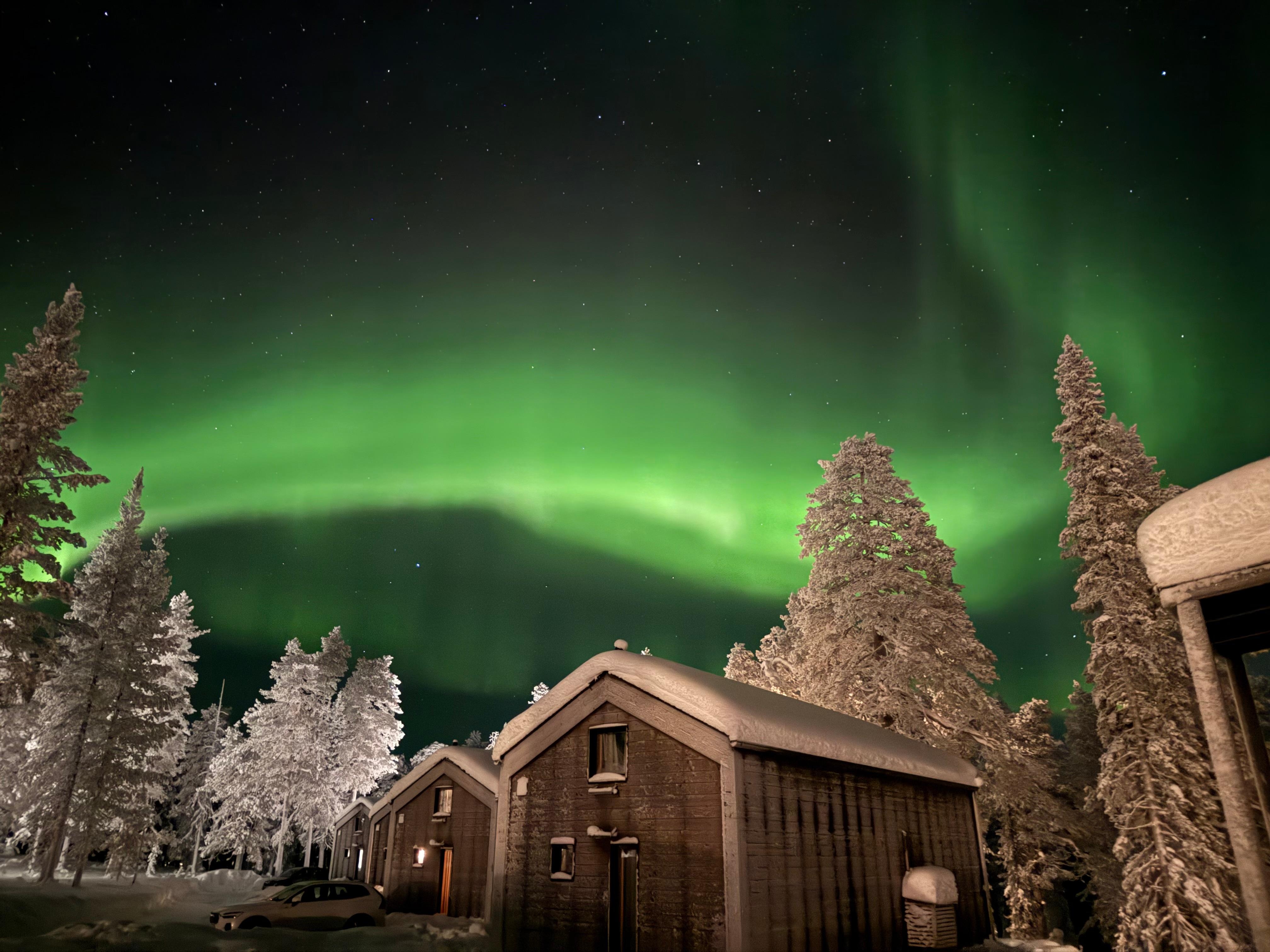 Über unserer Hütte😍