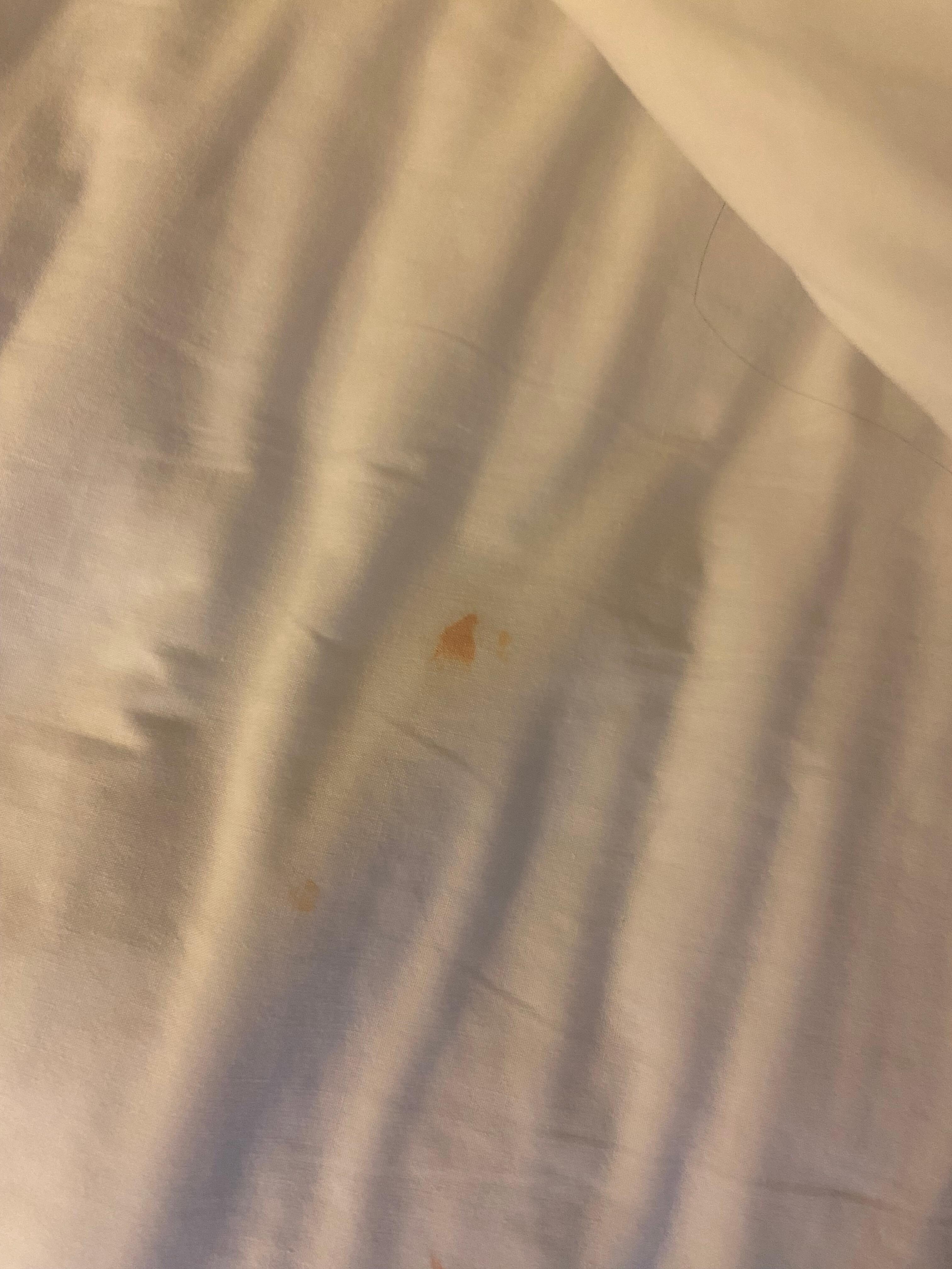 Stain on the sheets