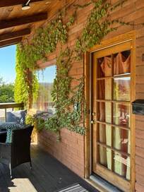 Serene front porch