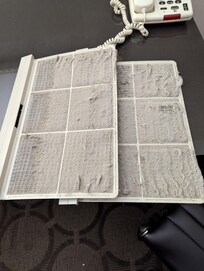 Dirty wall heater filters