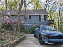 We had one car and two people at the cabin.