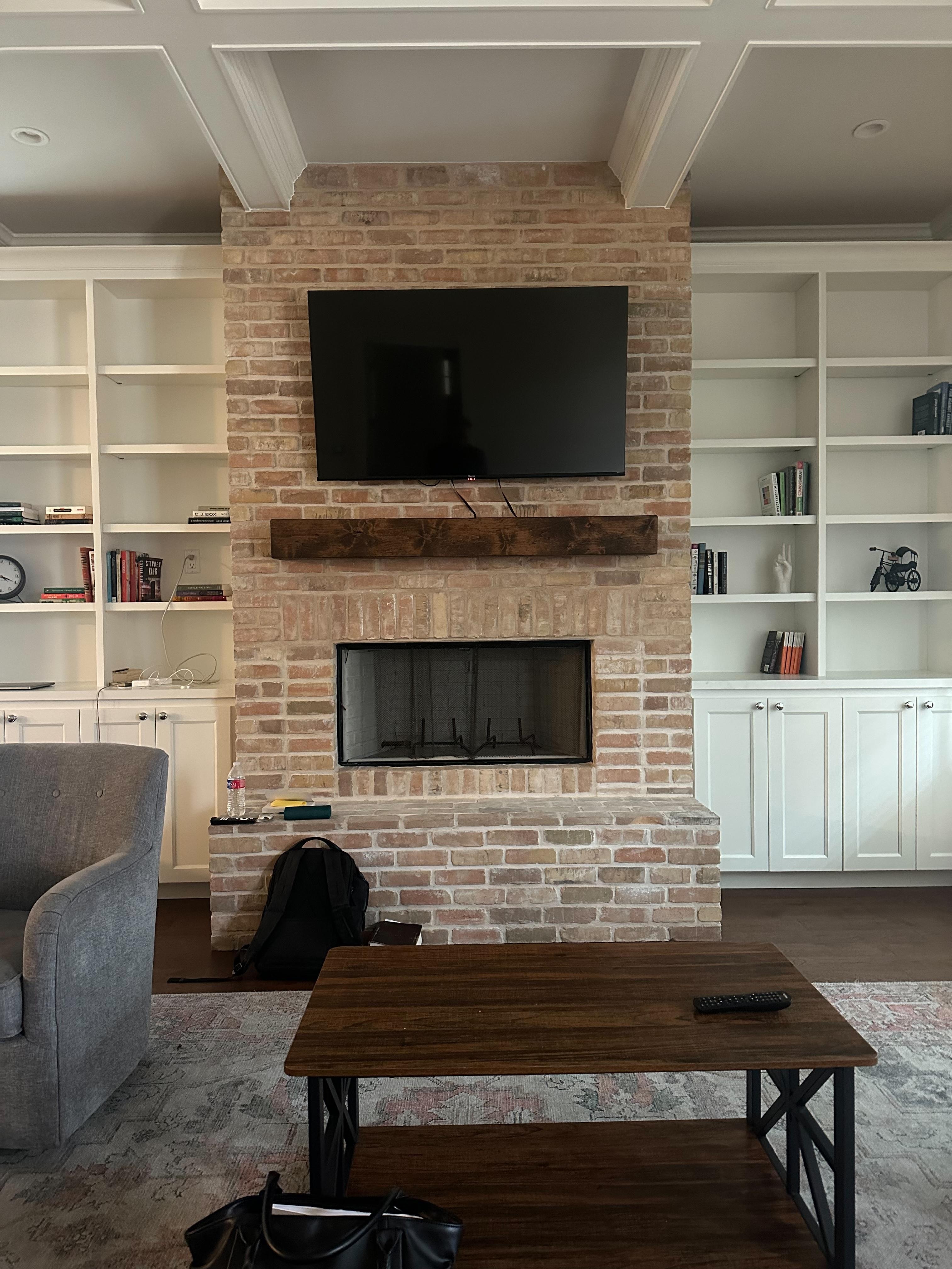 A picture of my stay...no fire...no wi-fi...no tv...