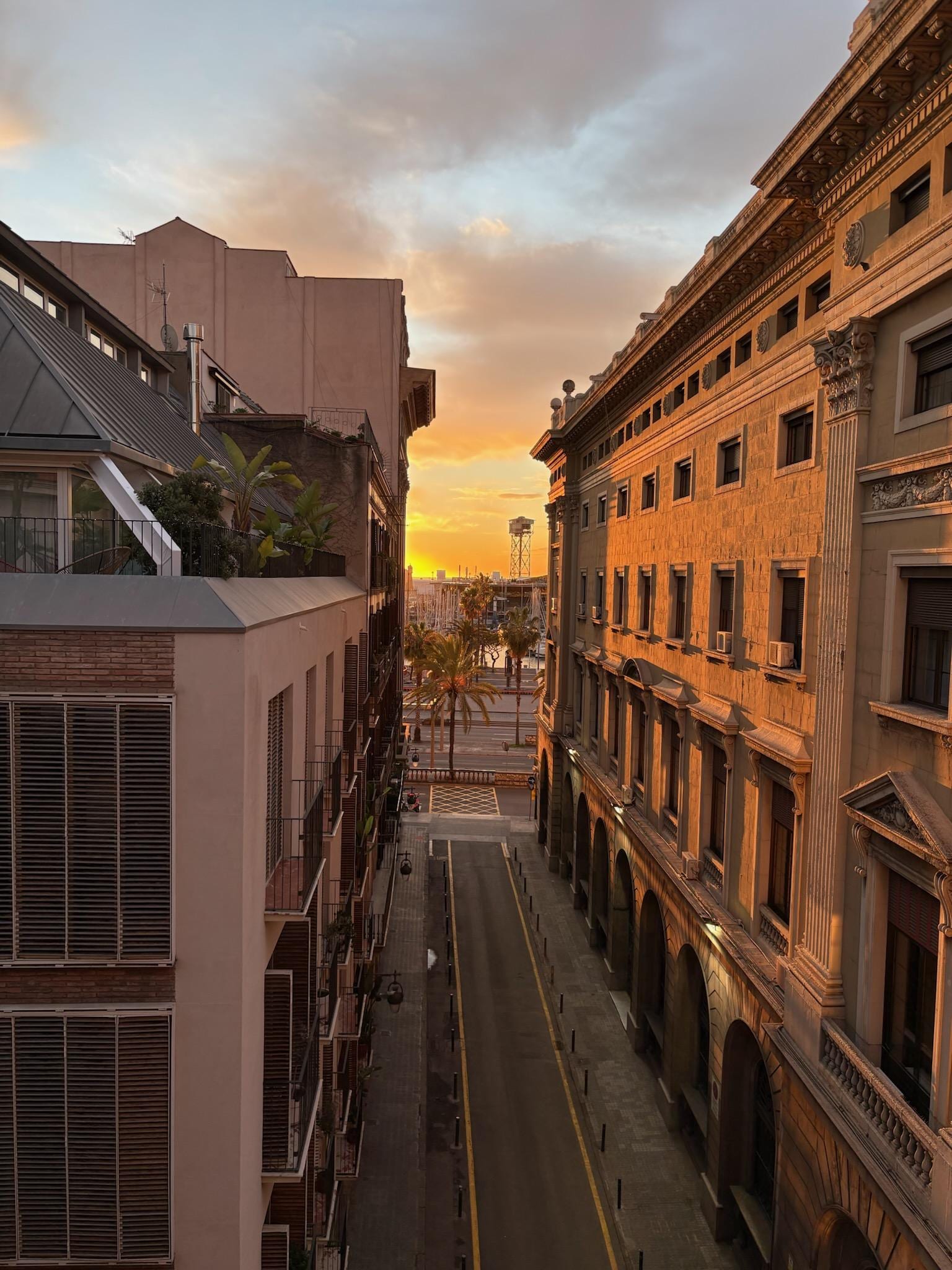 Sunrise view from our window 