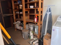 Washer and dryer area but they did not work