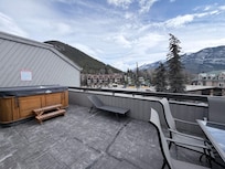 hot tub in our balcony