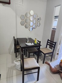 Broken chairs
Cannot sit on them