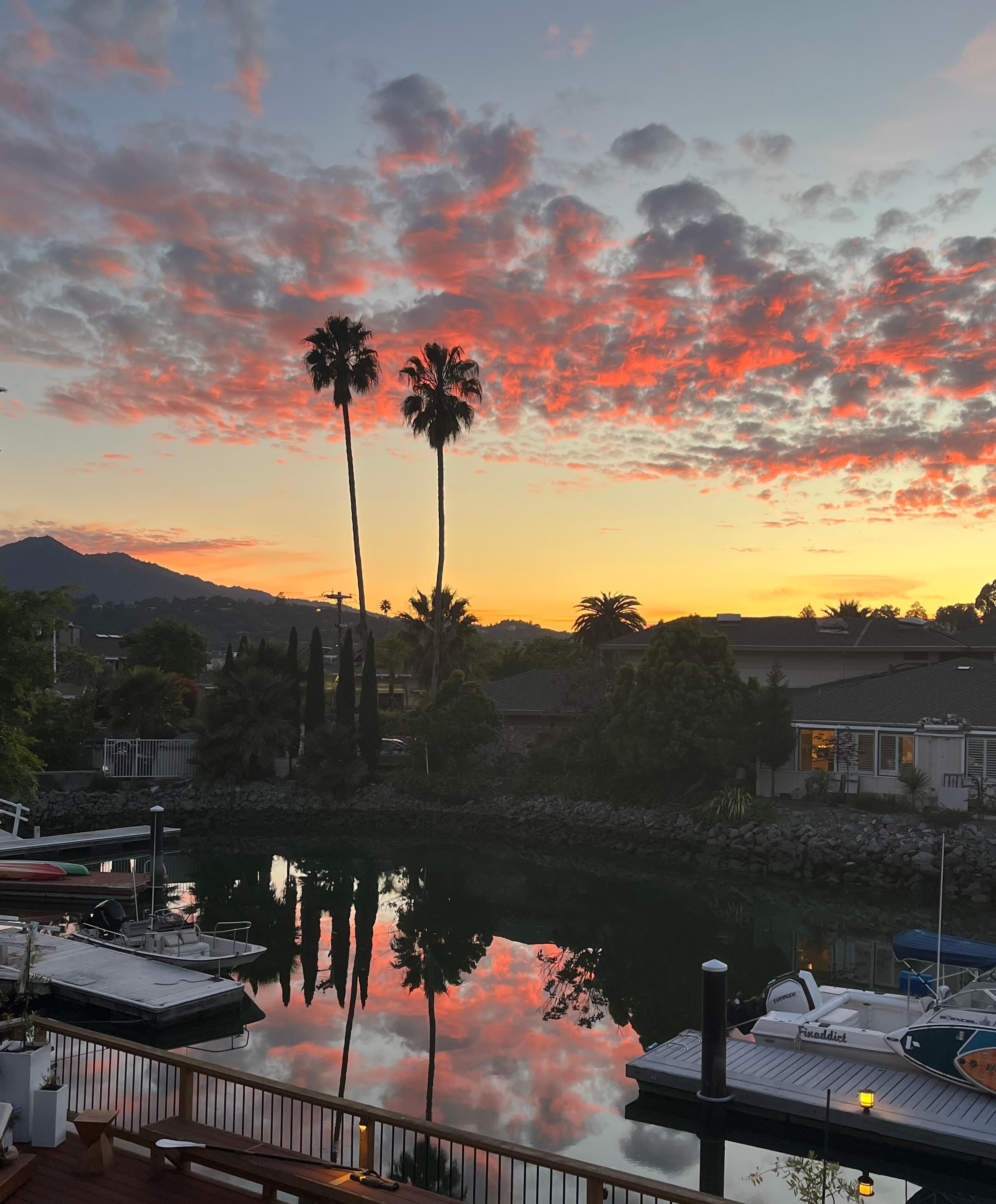 Enjoyed some amazing sunsets from the deck