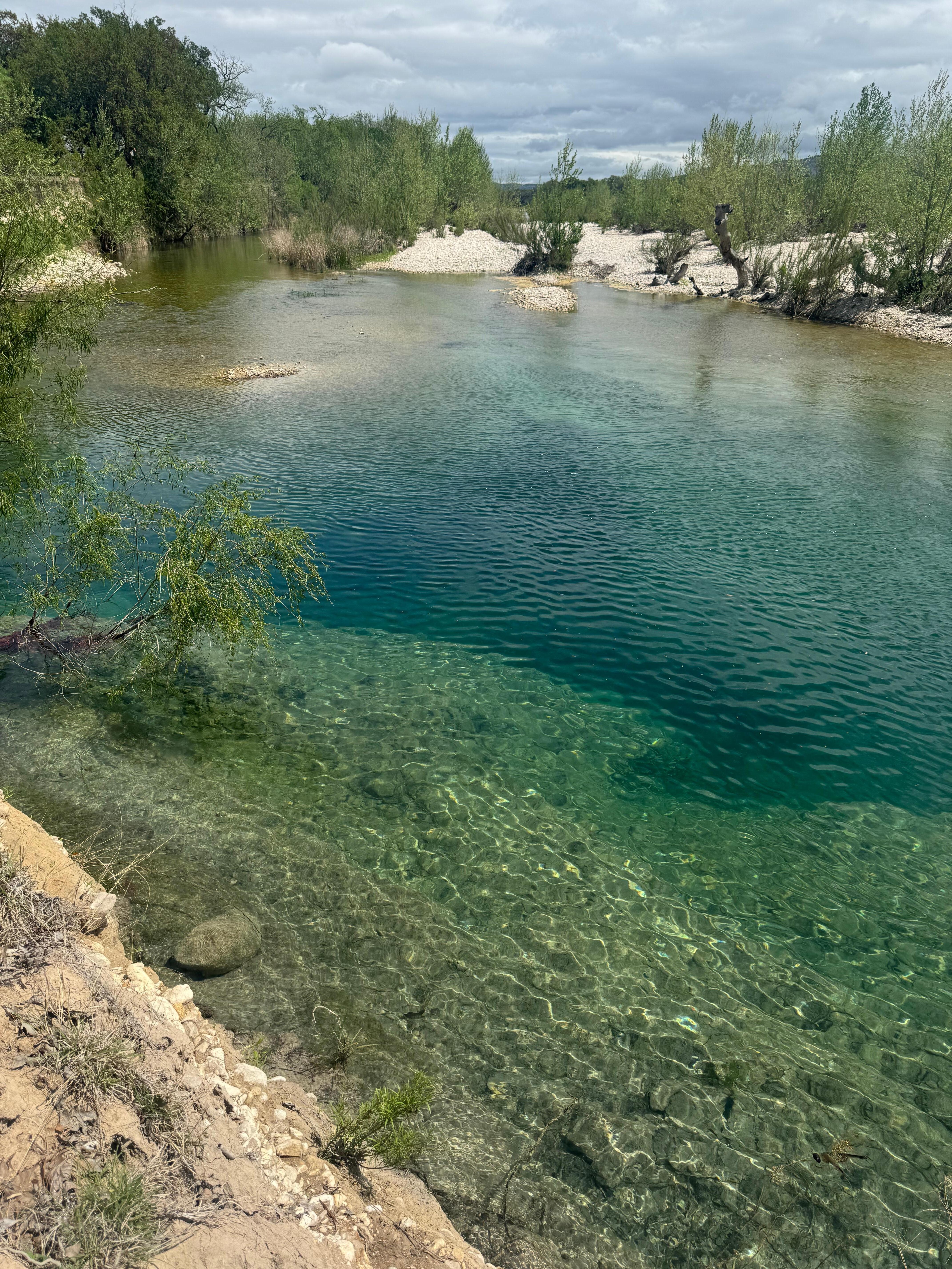Perfect fishing and swimming hole. 