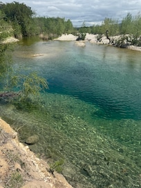 Perfect fishing and swimming hole.