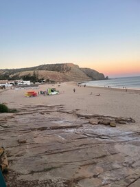 Praia de Luz is just 5 min walk