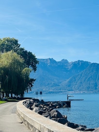 By the lake