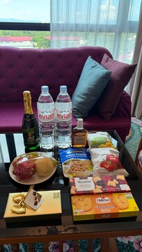 Free welcome basket