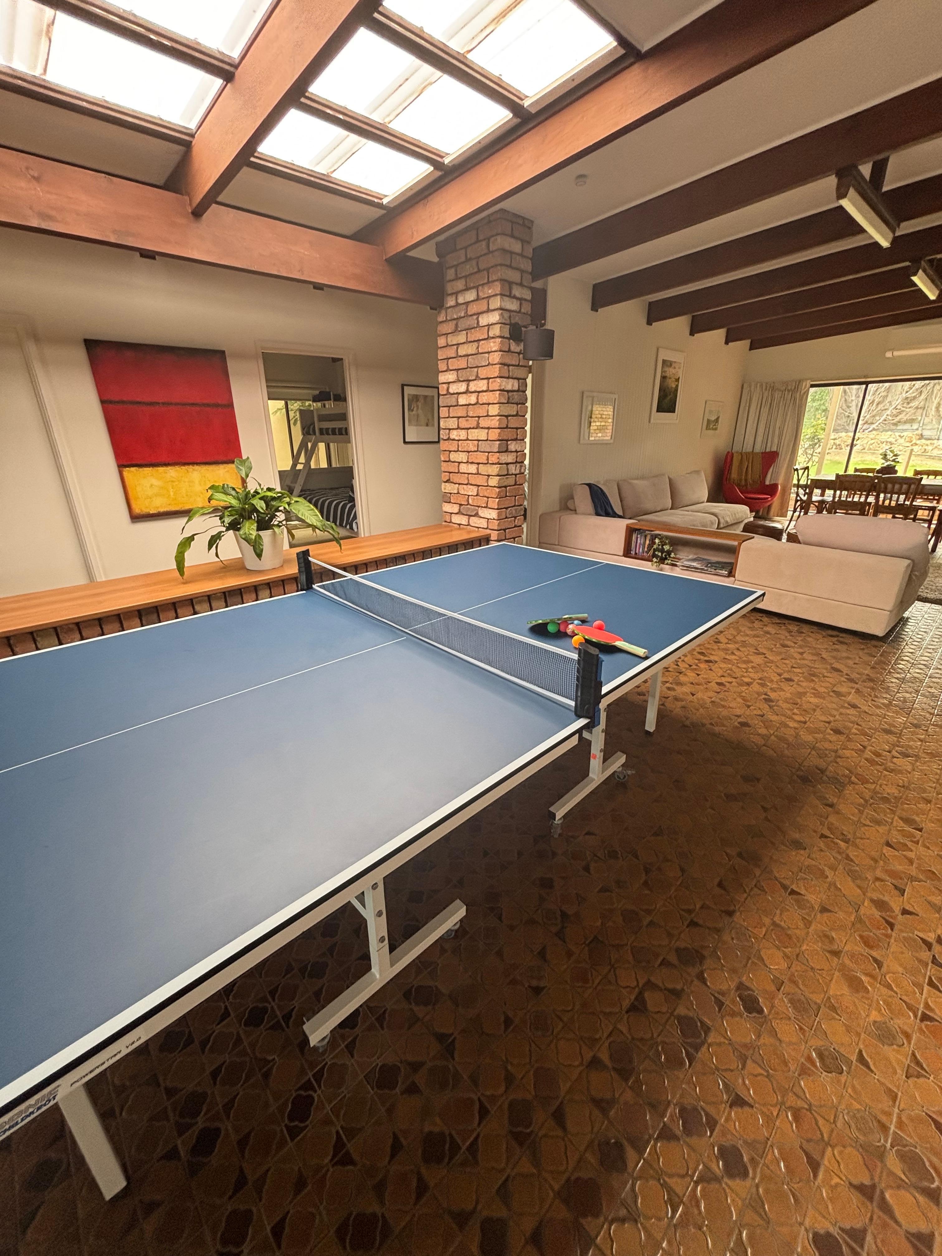 Table tennis on offer