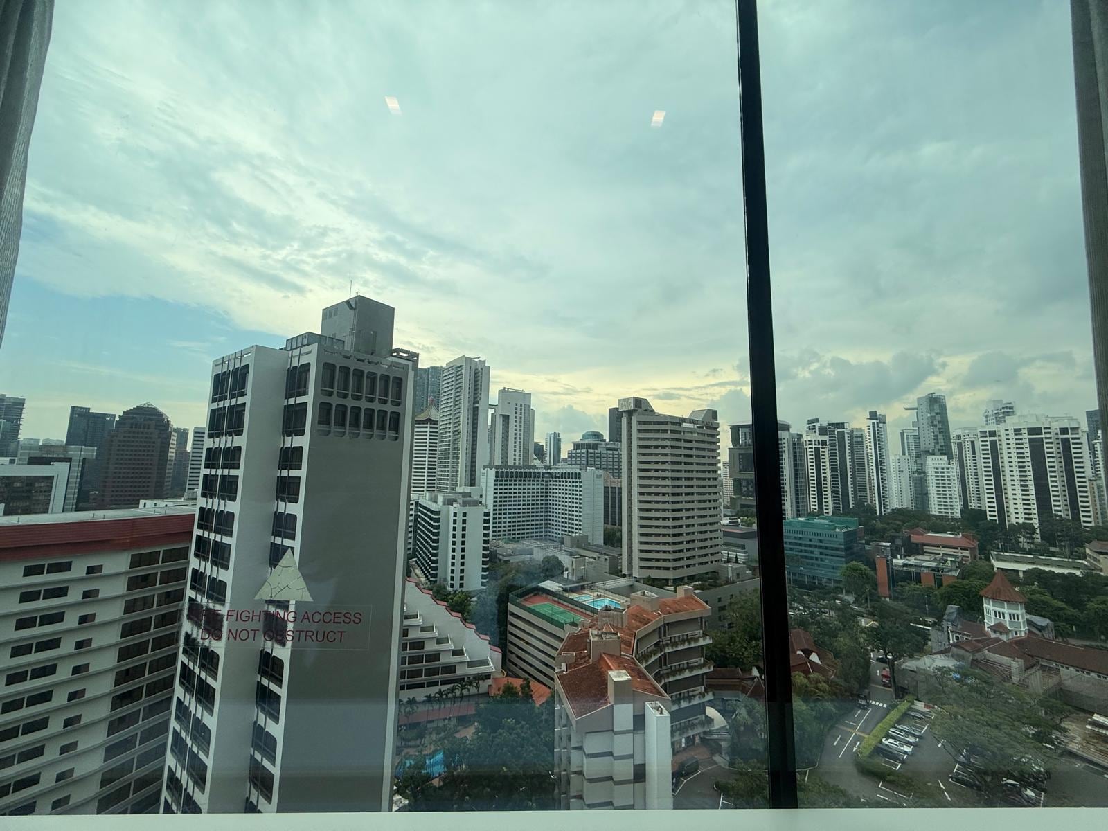 View from hotel room