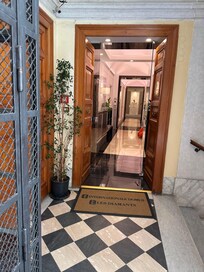 Hotel front entry.