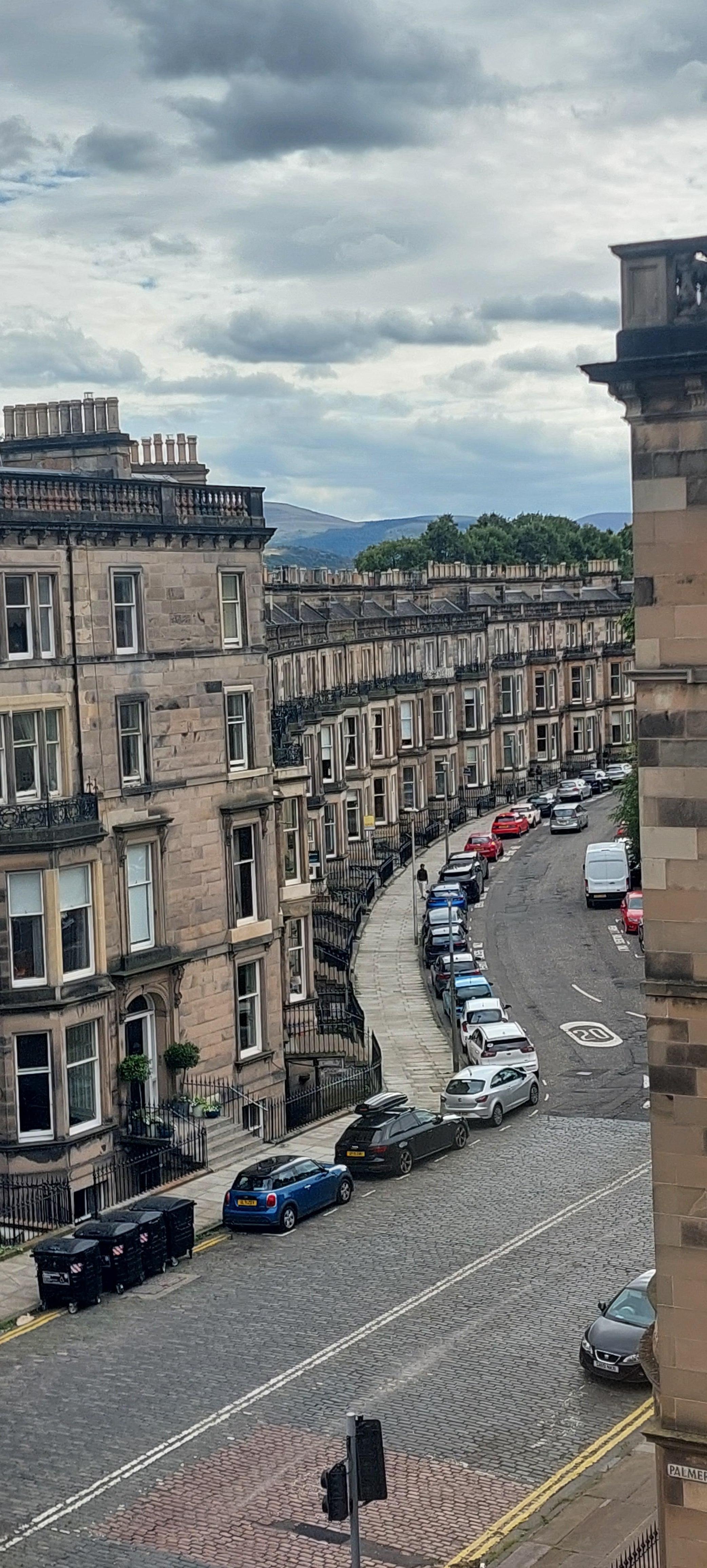 Udsigt mod gaden på 3. sal 