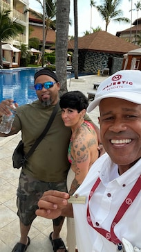 This men right here one of the best employees in the hotel