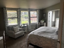 Primary bedroom with King bed and en suite
