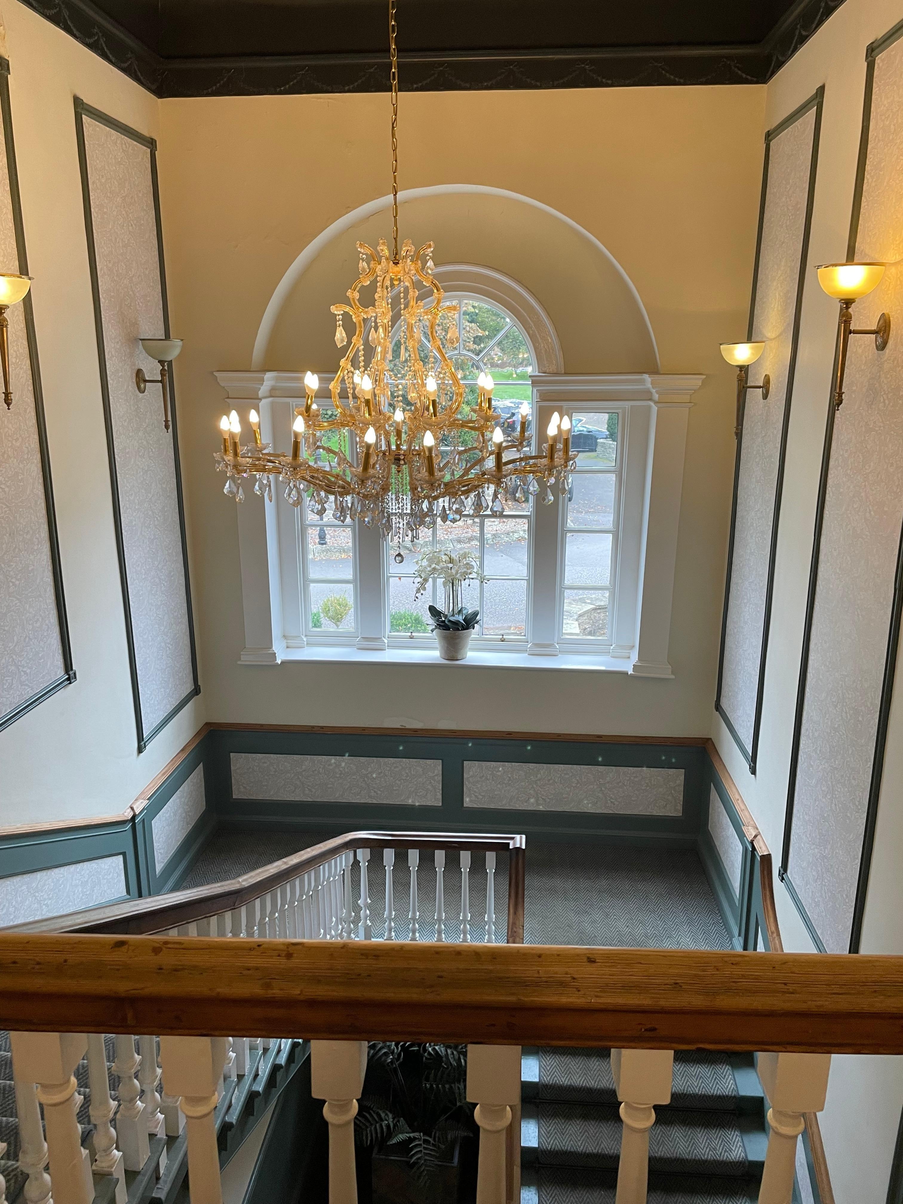 Staircase looked very elegant